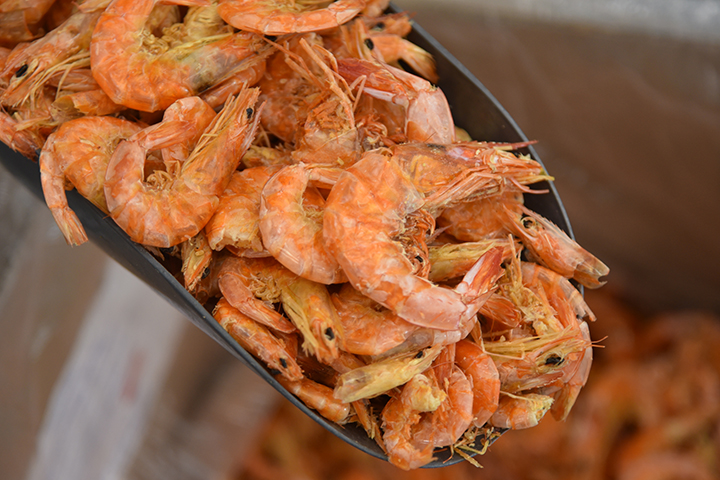 Blum's Seafood premium Louisiana dried shrimp